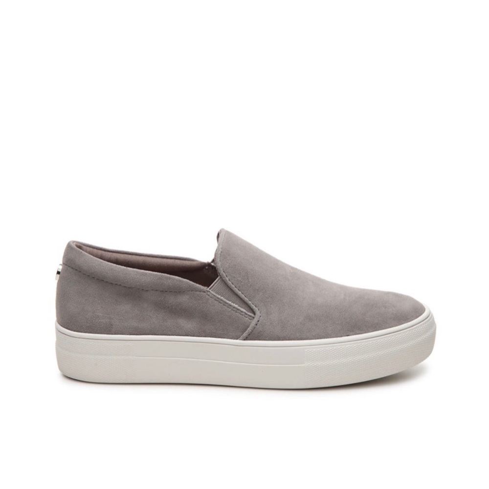 Steve Madden platform slip-on sneaker (Gray)